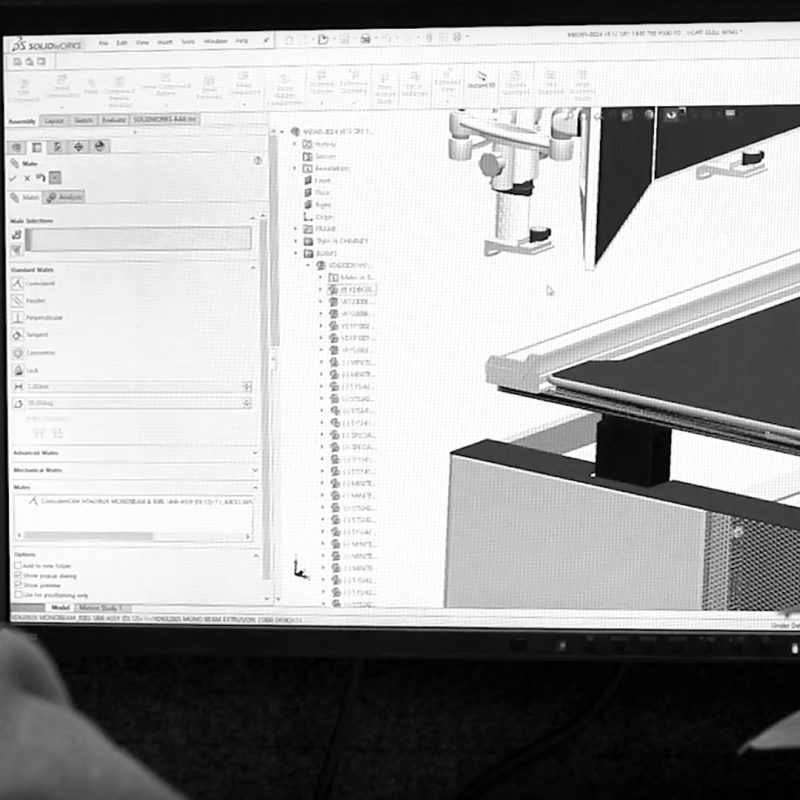 Our furniture designers use the latest technology from CAD to PCs, ensuring that their designs are cutting edge
